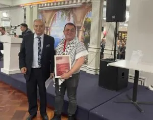 تكريم الشاعر الفلسطيني نمر سعدي في استراليا