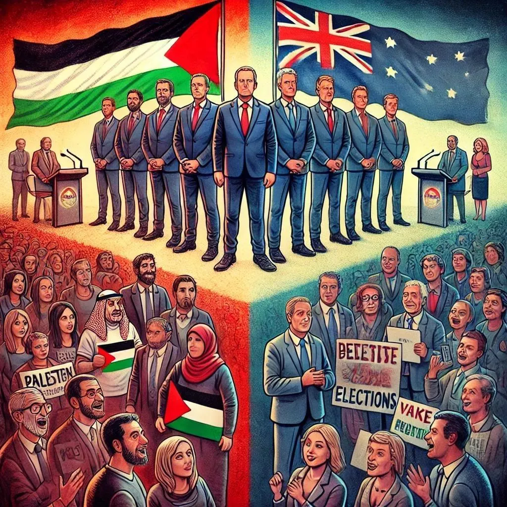 القضية الفلسطينية في الانتخابات الاسترالية الاتحادية (الفدرالية) القادمة في 03/05/2025